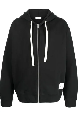 Jil Sander Zipped cotton hoodie