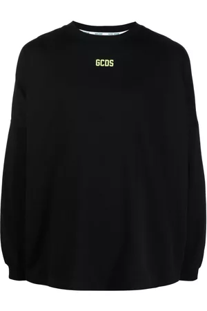 GCDS Long-sleeved logo-print T-shirt