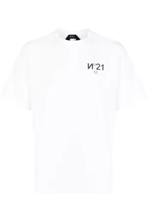 Nº21 Men Short Sleeve - Logo-print cotton T-shirt