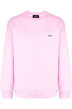 We11 Done Logo-patch cotton sweatshirt