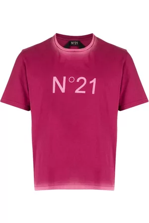 Nº21 Men Short Sleeve - Logo-print cotton t-shirt
