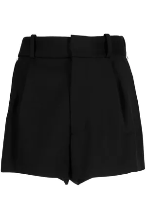 AREA Crystal-embellished cut-out shorts