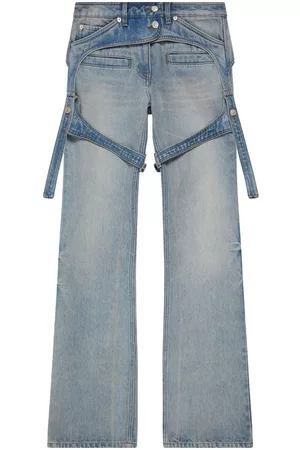 Courrèges Racer denim trousers