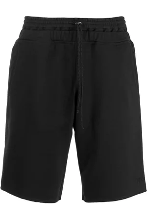 Nº21 Men Sports Shorts - Logo-embroidered cotton shorts