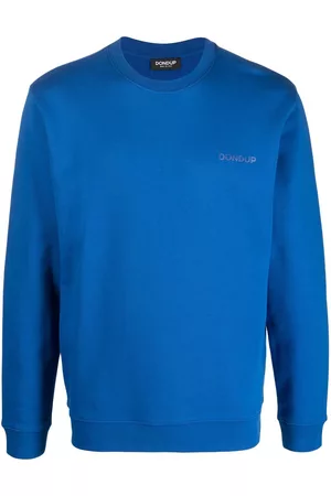 Dondup Men Sweatshirts - Chest logo print sweatshirt