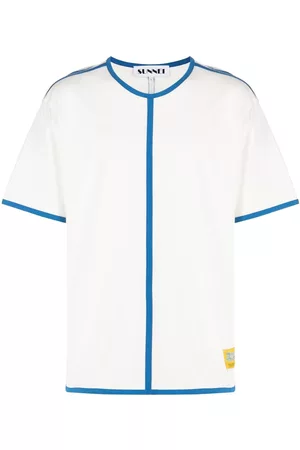 SUNNEI Colour-block short-sleeve cotton T-shirt