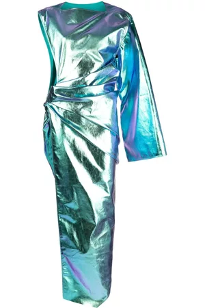 Rick Owens Holographic asymmetric gown