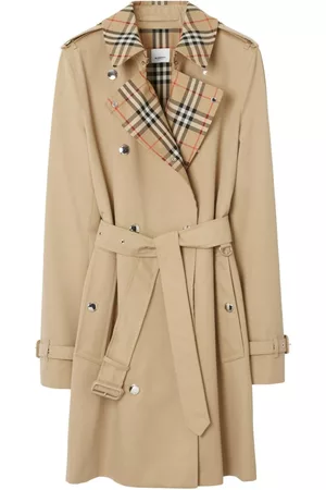 Burberry Women Trench Coats - Cropped trench coat