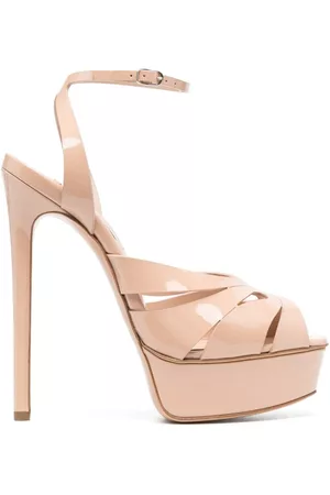 Casadei Women Platform Sandals - 140mm Flora Tiffany platform sandals