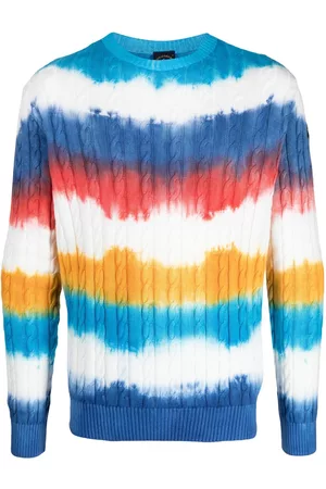 Paul & Shark Tie-dye pattern cotton jumper