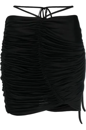ANDREADAMO Cut-out draped miniskirt