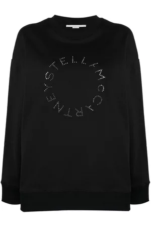 Stella McCartney Rhinestone-embellished logo sweatshirt