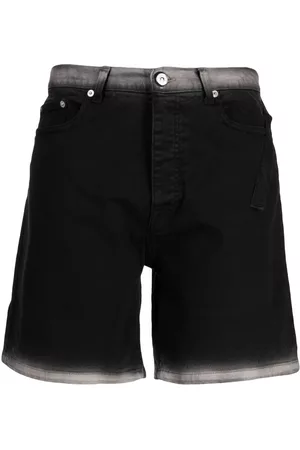 Nº21 Men Shorts - Logo-patch gradient-effect denim shorts