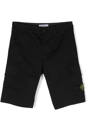 Stone Island Compass-patch cargo shorts