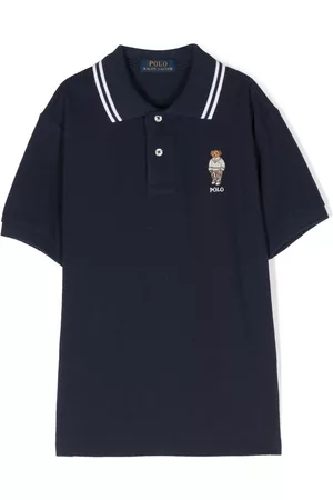 Ralph Lauren Boys Polo Shirts - Teddy Bear cotton polo shirt