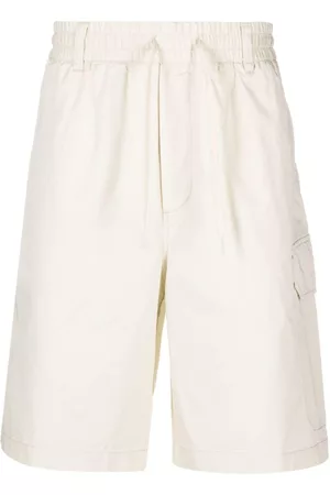 Emporio Armani Men Shorts - Drawstring cotton cargo shorts
