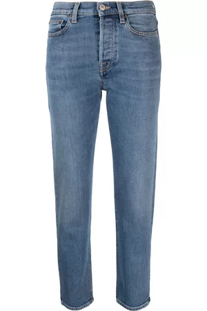 Jeanerica Classic high-waisted cropped jeans