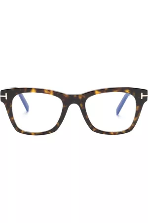 Tom Ford Men Sunglasses - Tortoiseshell square-frame glasses