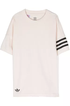 adidas Boys Short Sleeve - Logo-print cotton T-shirt