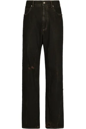 Dolce & Gabbana Straight-leg cotton trousers