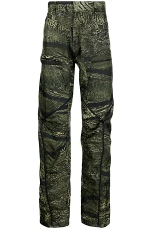 Olly Shinder Graphic-print straight-leg trouser