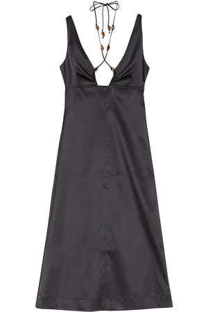 Ganni V-neck sleeveless dress