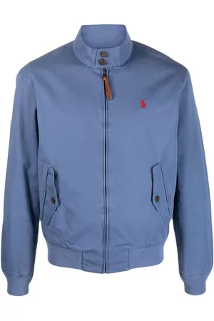 Ralph Lauren Men Bomber Jackets - Logo-embroidered zip-up bomber jacket