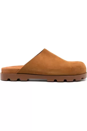 Camper Men Slippers - Square-toe suede slippers
