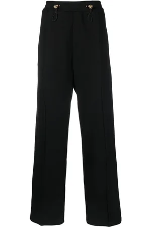VERSACE Medusa-embellished straight trousers