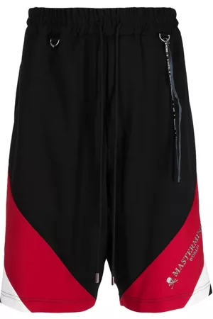 MASTERMIND Colour-block track shorts