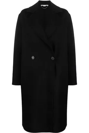 Stella McCartney Women Coats - Double-breasted wool coat