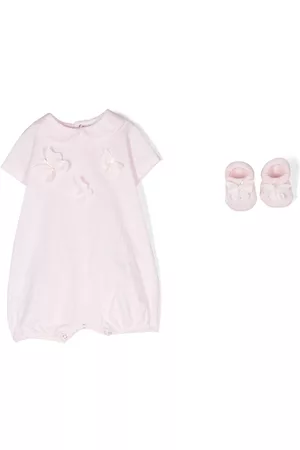 Story Loris Butterfly-appliqué romper set