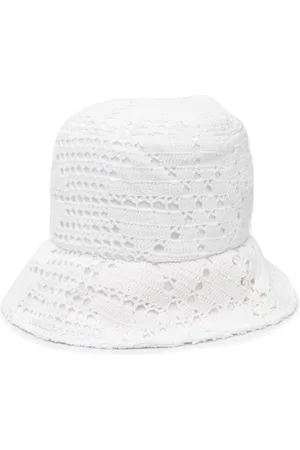 Comme des Garçons Crochet-knit cotton bucket hat