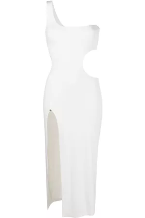 NISSA One-shoulder cut-out midi dress