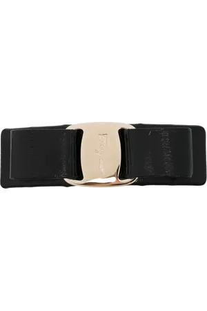 Salvatore Ferragamo Logo-plaque bow-detailing hair clip