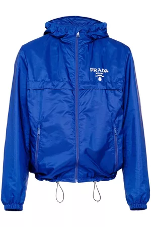 Prada Men Jackets - Re-Nylon logo-print blouson jacket