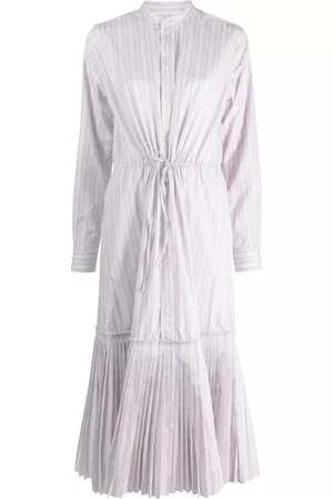 Ralph Lauren Women Casual Dresses - Stripe-print midi shirt dress
