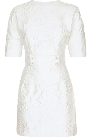 Dolce & Gabbana Jacquard short-sleeve minidress
