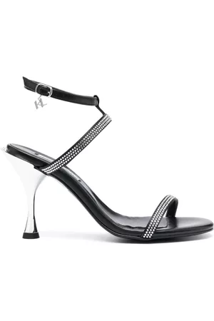 Karl Lagerfeld Rhinestone-embellished leather sandals