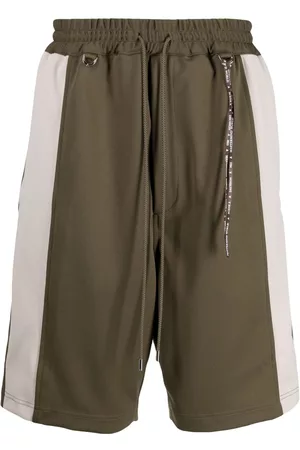 MASTERMIND Colour-block track shorts
