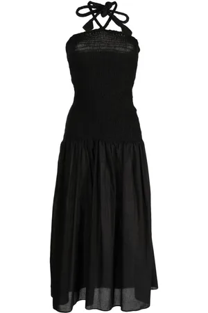 Bambah Shirred-panel dress