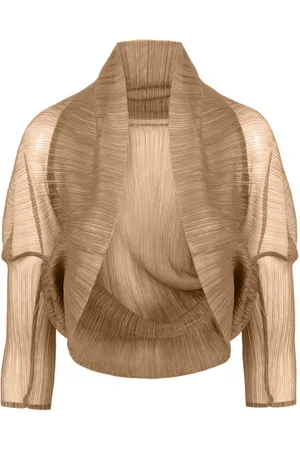 Fabiana Filippi Semi-sheer cropped jacket
