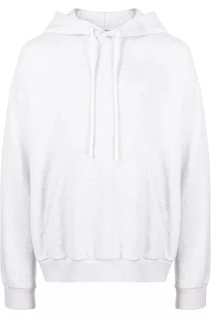MARCELO BURLON Men Sweatshirts - Cross logo-print cotton hoodie