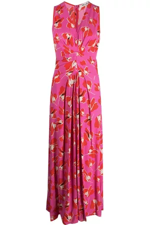 Diane von Furstenberg Women Printed Dresses - Ace floral-print maxi dress