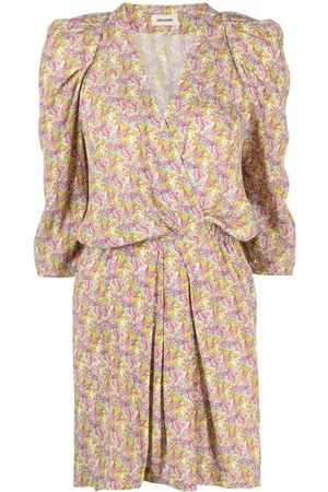 Zadig & Voltaire Floral wings-print mini dress