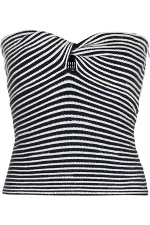 Zadig & Voltaire Twista striped crochet-knit wool top