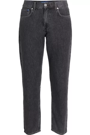 Karl Lagerfeld Men Tapered - Logo-patch tapered jeans