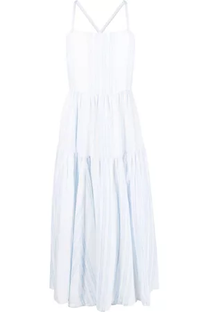 Ralph Lauren Striped linen midi dress