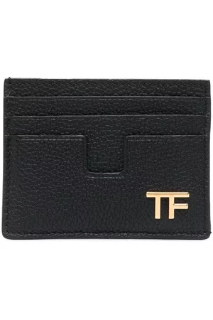 Tom Ford Men Wallets - Logo-plaque leather cardholder