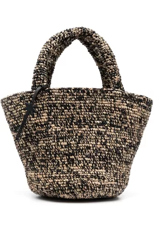 MANEBI Women Handbags - Melange-effect tote bag